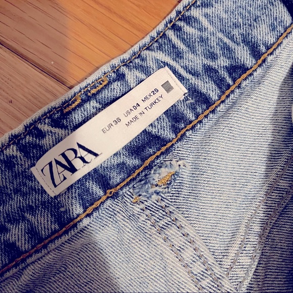 NWOT ZARA HIGH RISE SLIM FIT JEANS - Picture 9 of 10